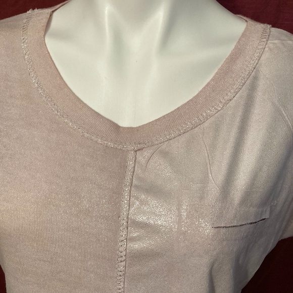 LAST DAY! Gigi Moda Pink Glittery Blouse - Picture 3 of 6